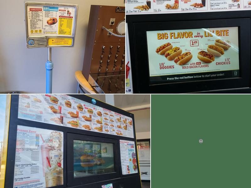 Sonic Drive-In Menu