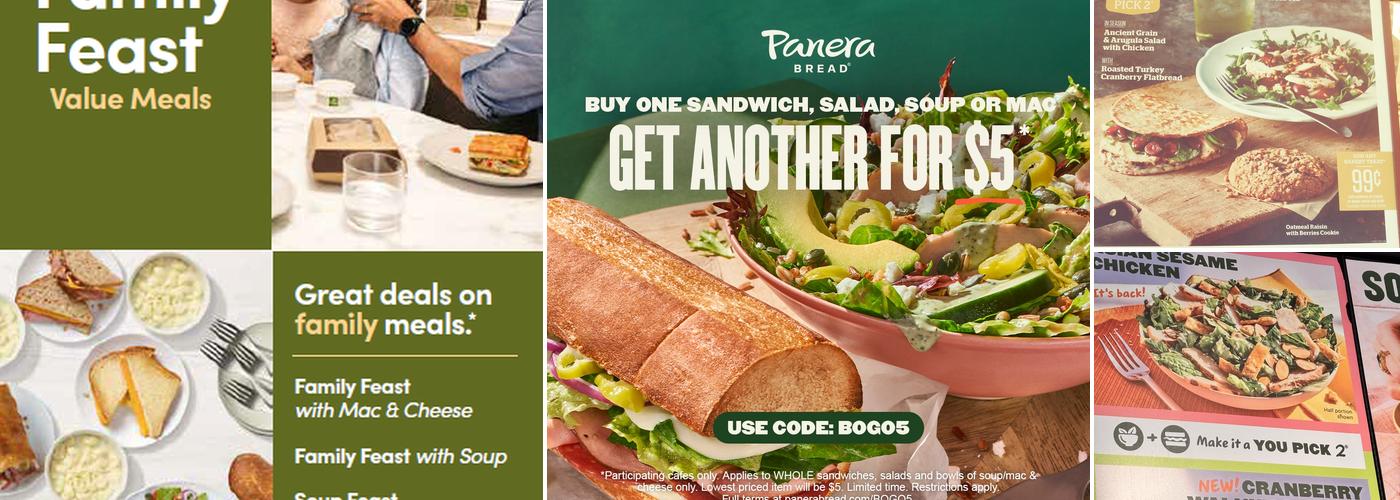 Panera Bread Menu