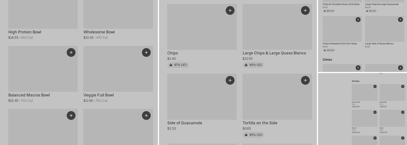 Chipotle Mexican Grill Menu