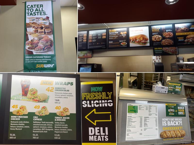 Subway Menu