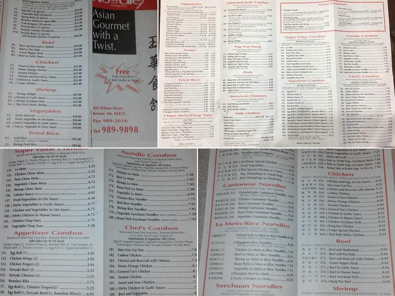 Noodles & Company Menu