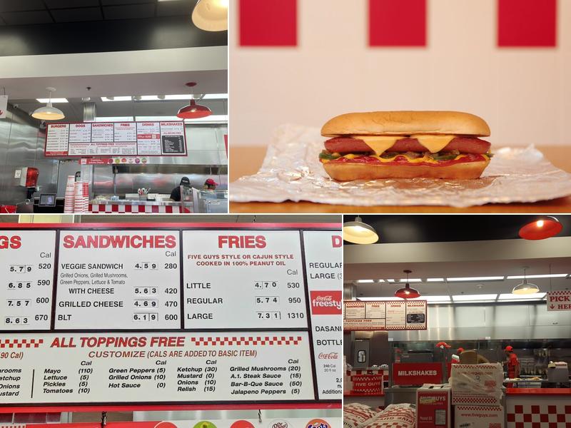 Five Guys Menu