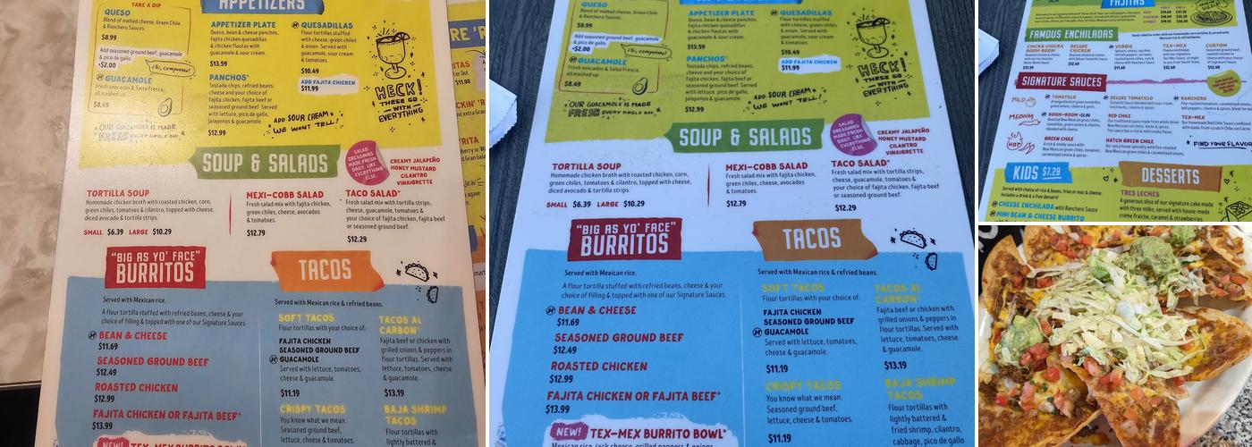 Chuy's Menu