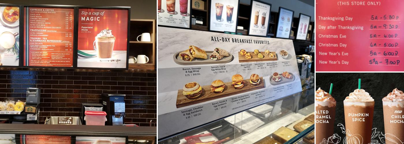 Starbucks Menu