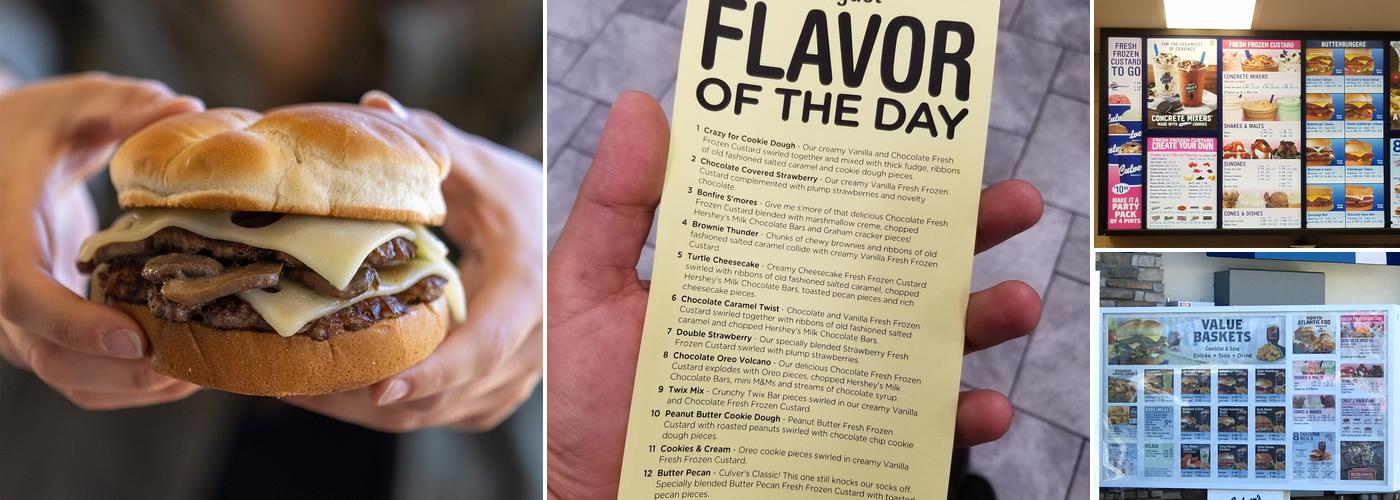 Culver’s Menu