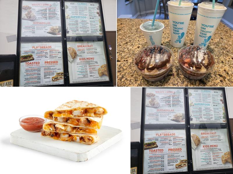 Tropical Smoothie Cafe Menu