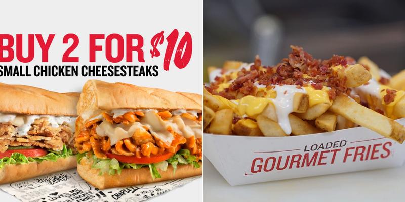 Charleys Philly Steaks Menu