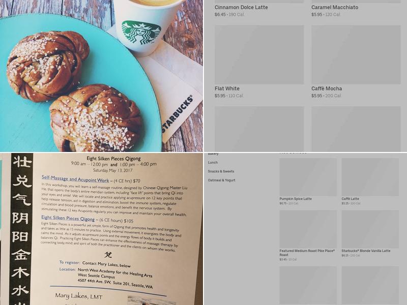 Starbucks Menu