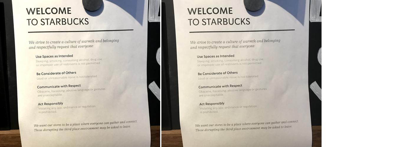 Starbucks Menu
