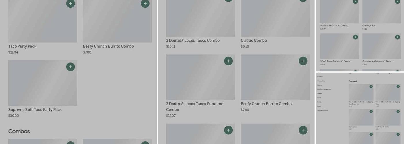 Taco Bell Menu