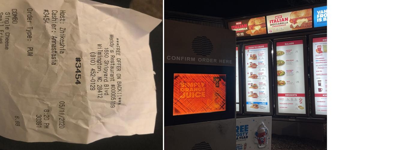 Wendy's Menu