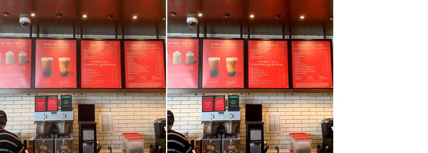 Starbucks Menu