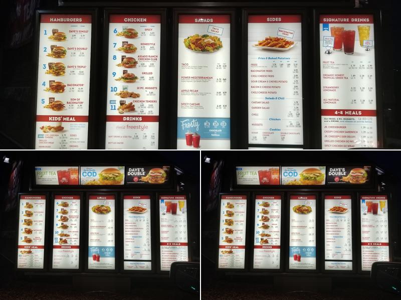 Wendy's Menu
