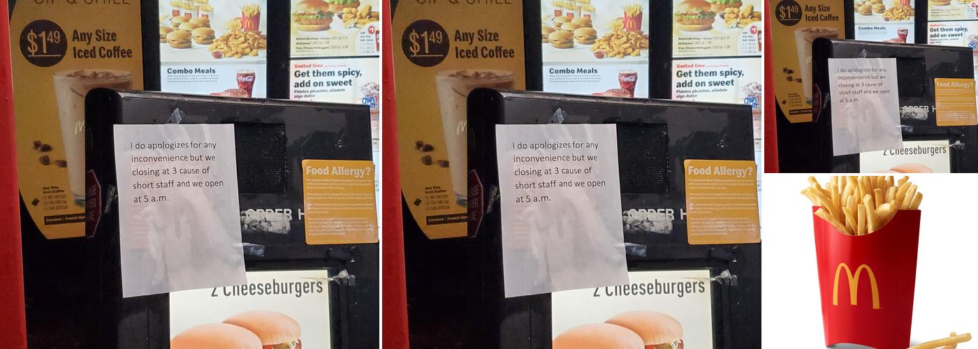 McDonald's Menu