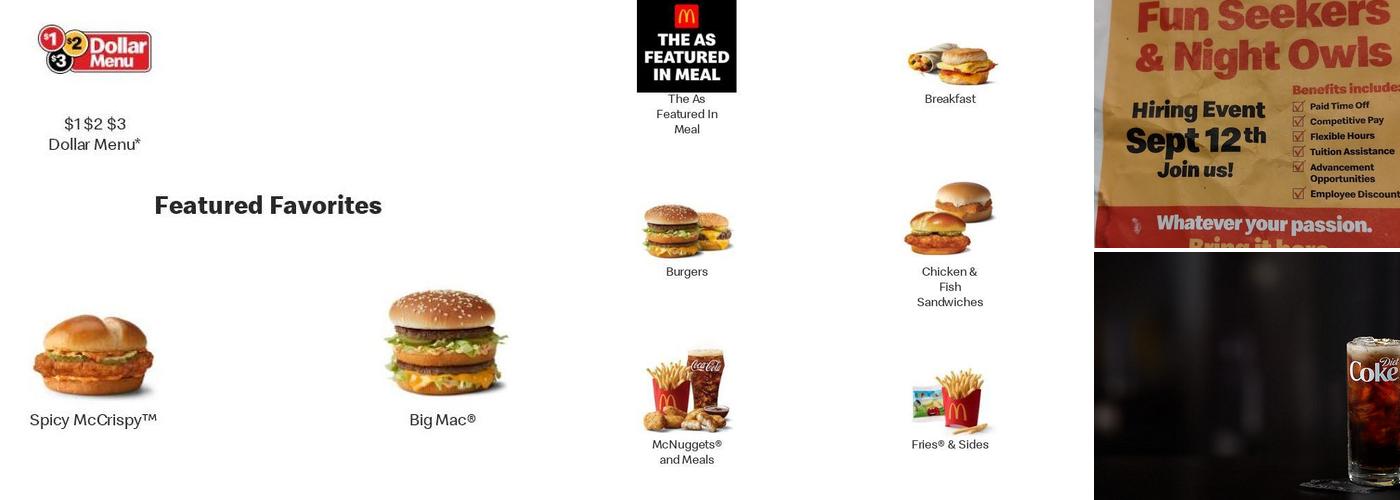 McDonald's Menu