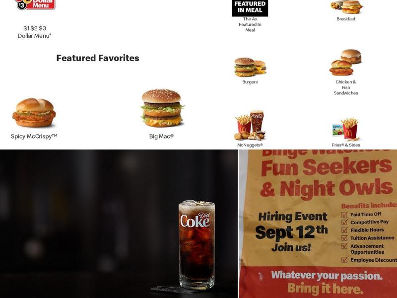 McDonald's Menu