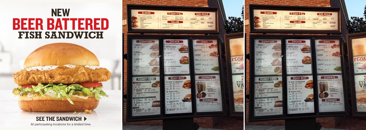 Arby's Menu