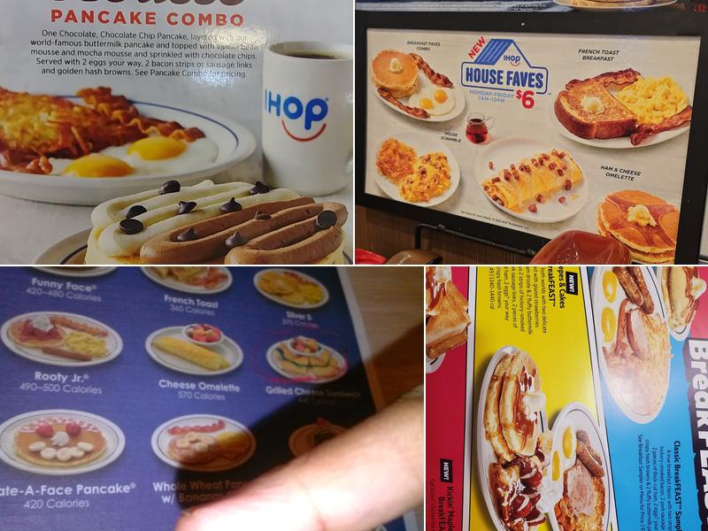 IHOP Menu