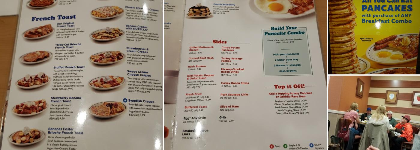 IHOP Menu