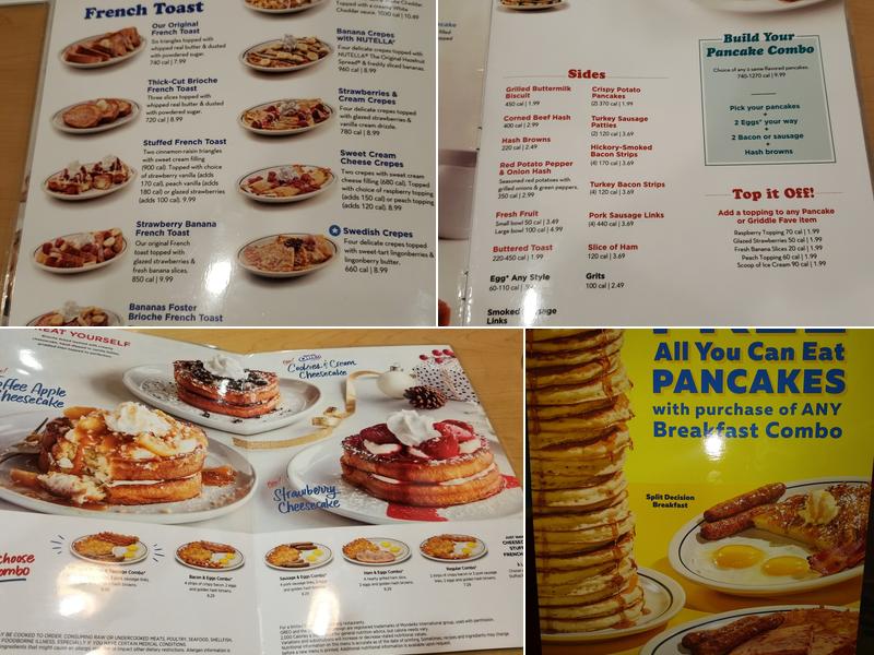 IHOP Menu