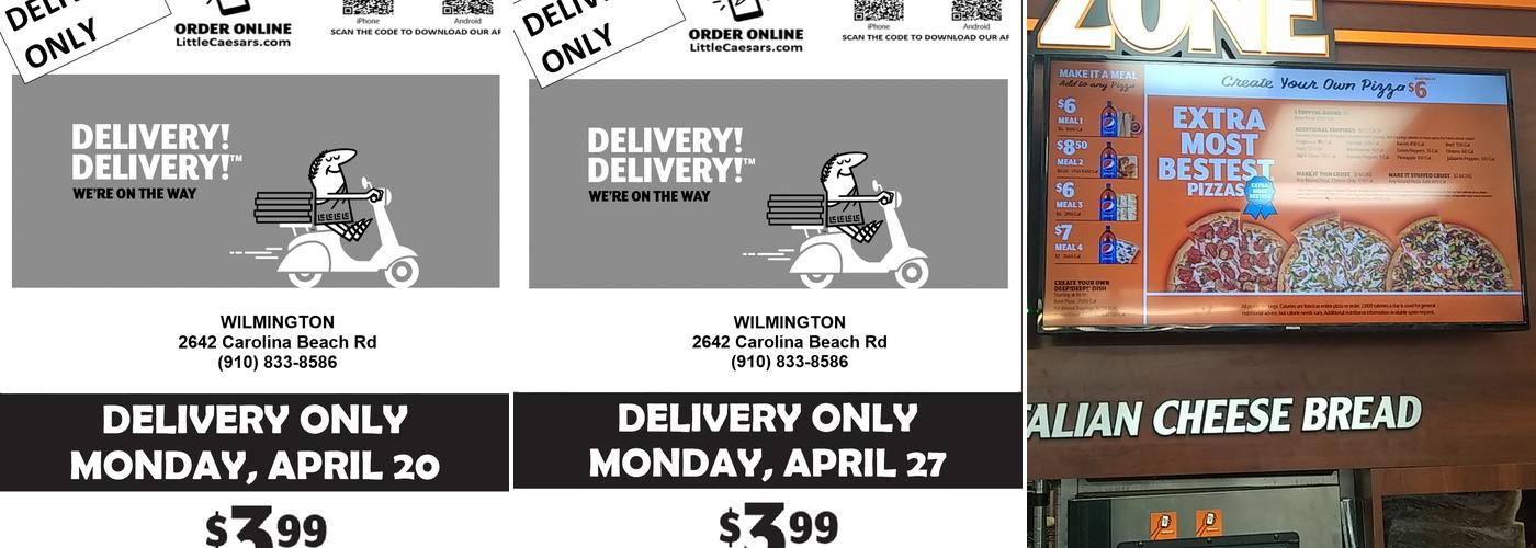 Little Caesars Pizza Menu