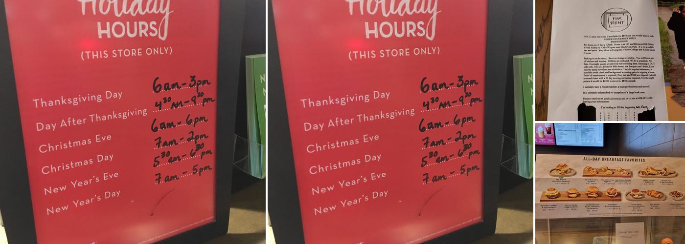 Starbucks Menu