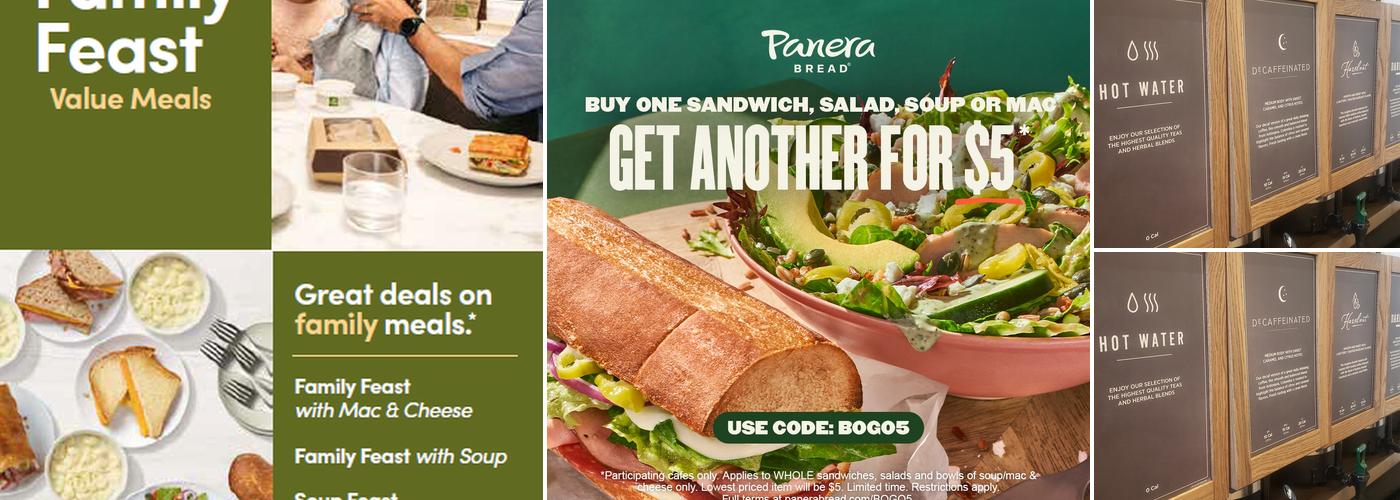 Panera Bread Menu