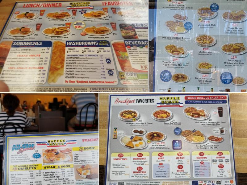 Waffle House Menu