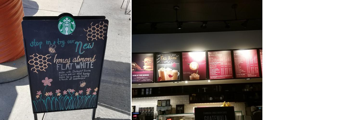 Starbucks Menu