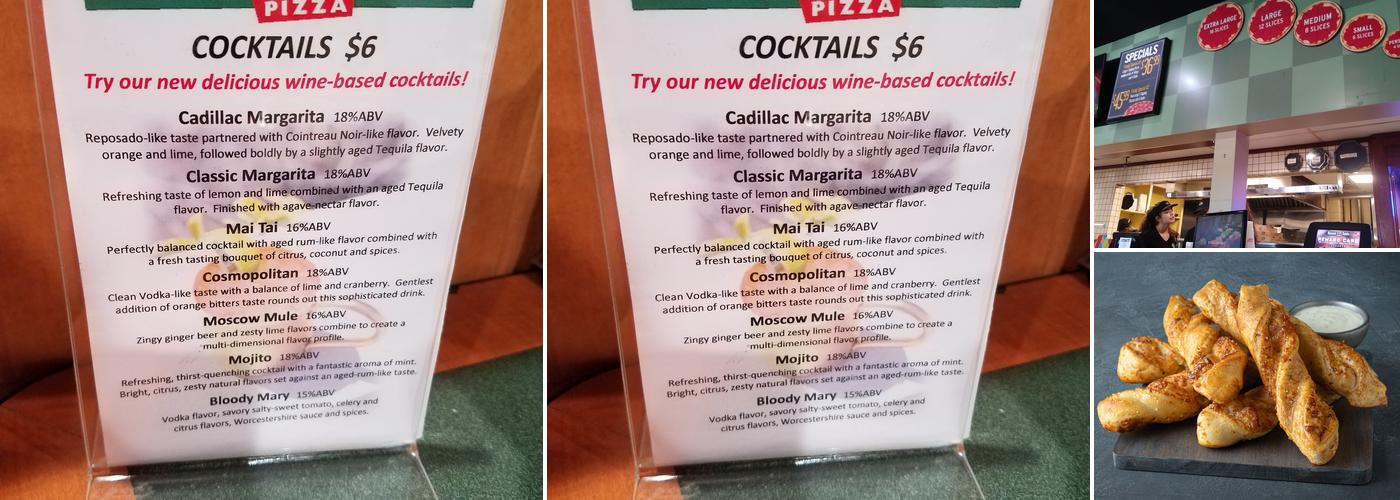 Round Table Pizza Menu