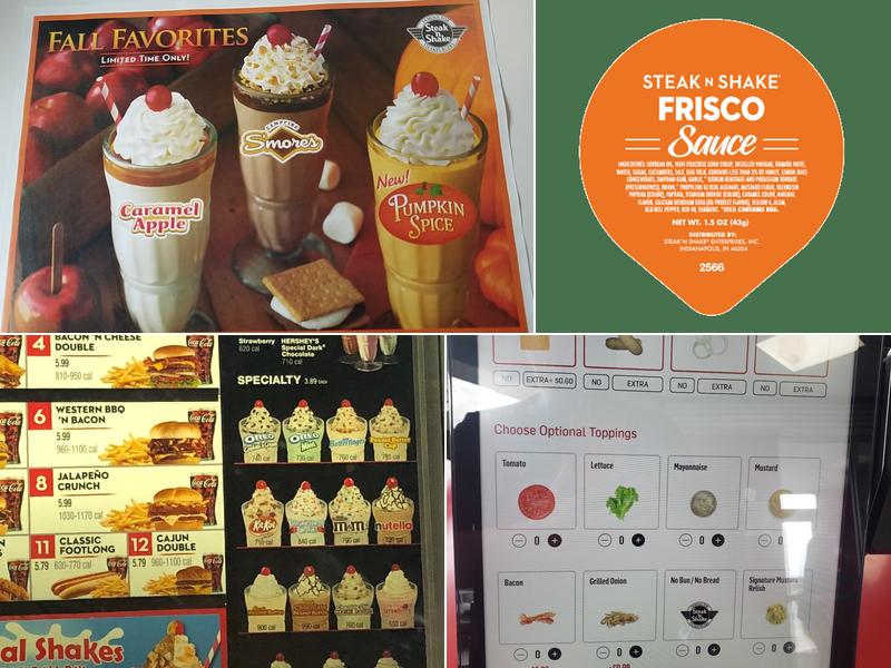 Steak 'n Shake Menu
