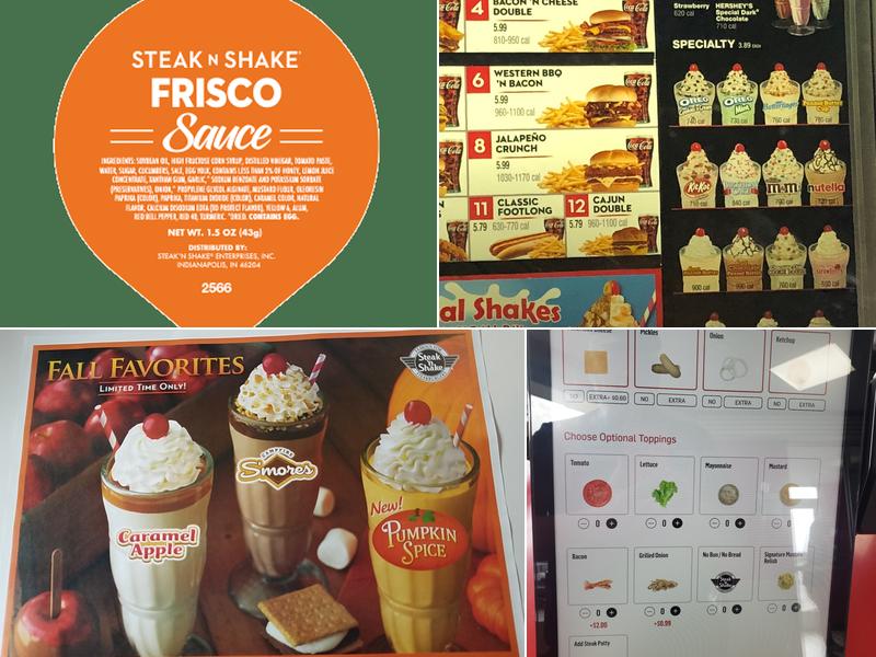 Steak 'n Shake Menu