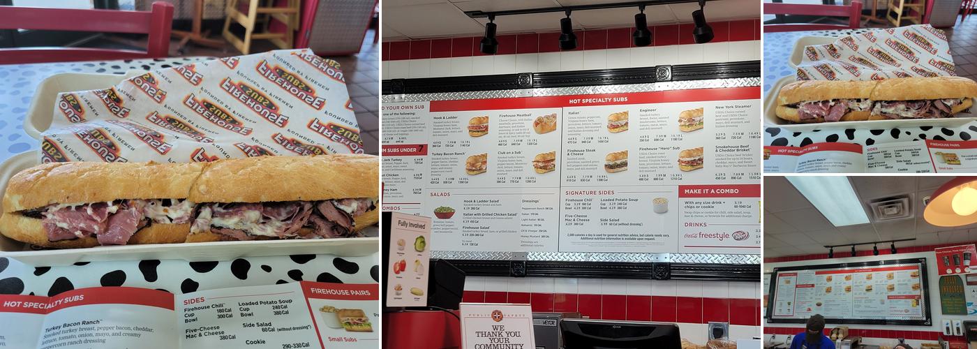 Firehouse Subs Monkey Junction Menu