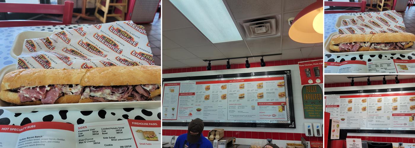 Firehouse Subs Monkey Junction Menu