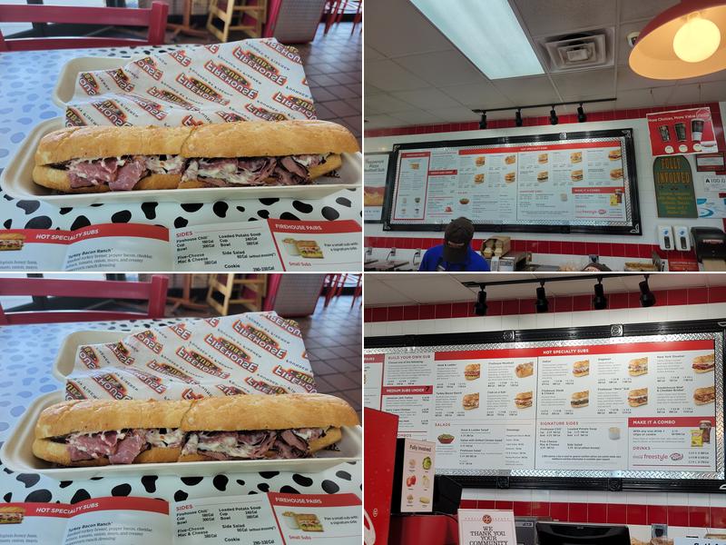 Firehouse Subs Monkey Junction Menu