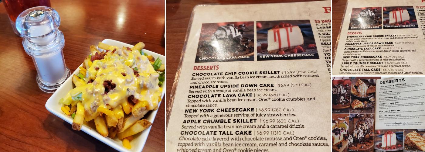 Ruby Tuesday Menu