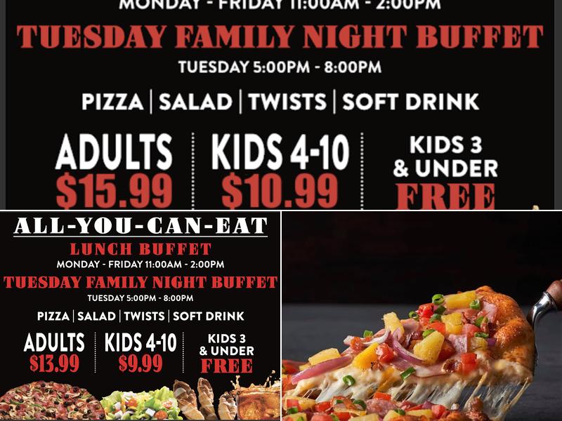 Round Table Pizza Menu