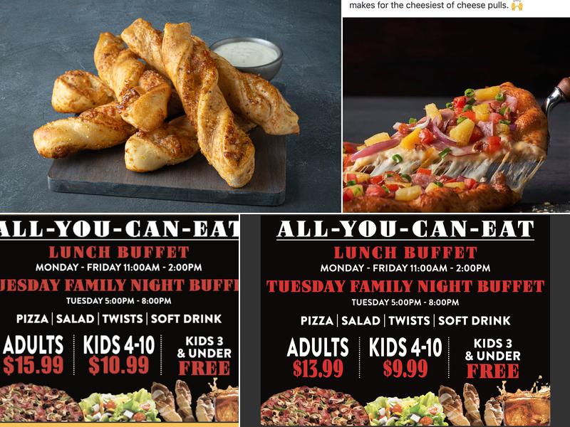 Round Table Pizza Menu