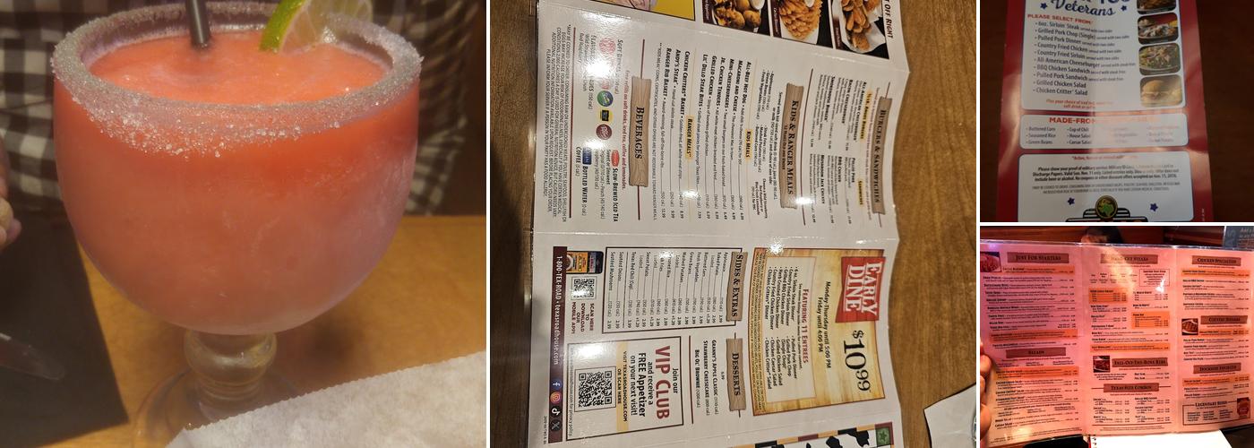 Texas Roadhouse Menu