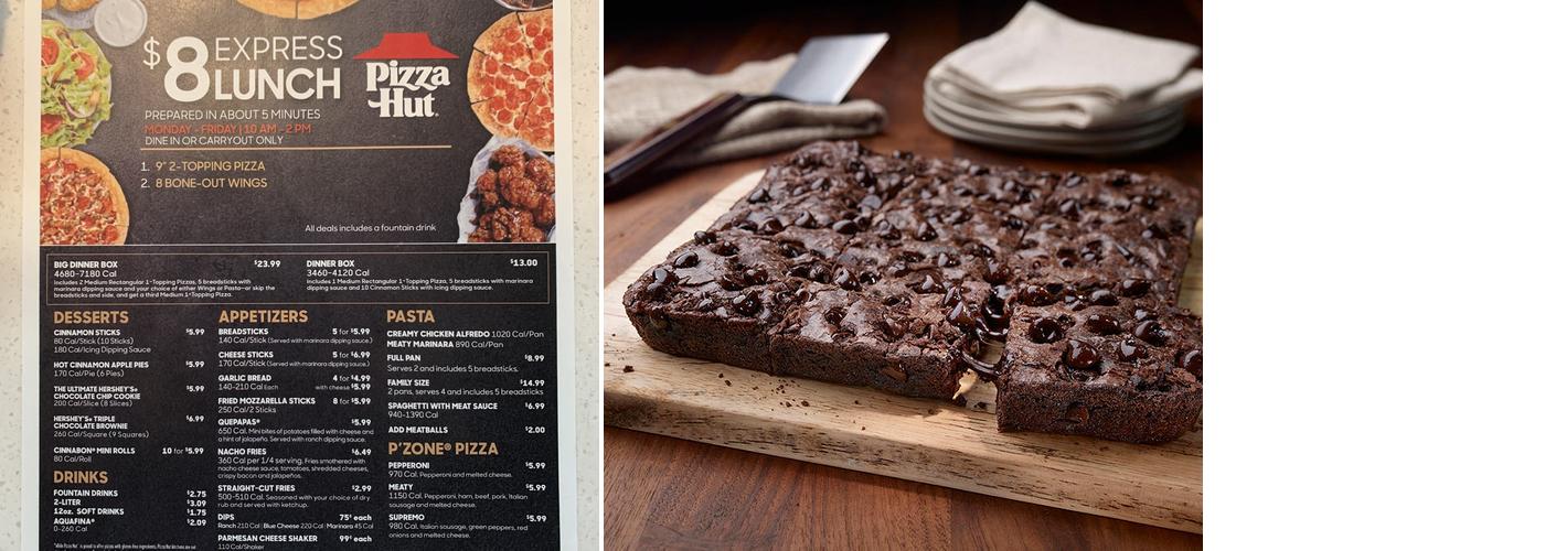 Pizza Hut Menu