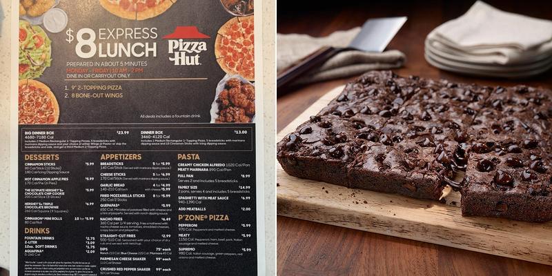 Pizza Hut Menu