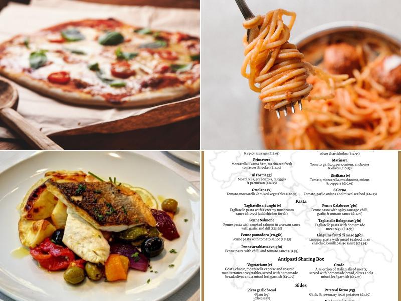 Italia Ristorante & Pizzeria Menu