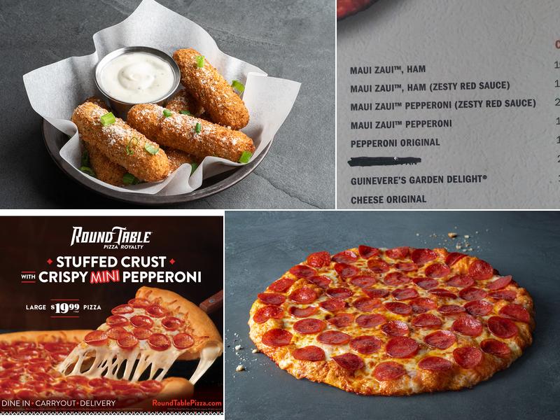 Round Table Pizza Menu