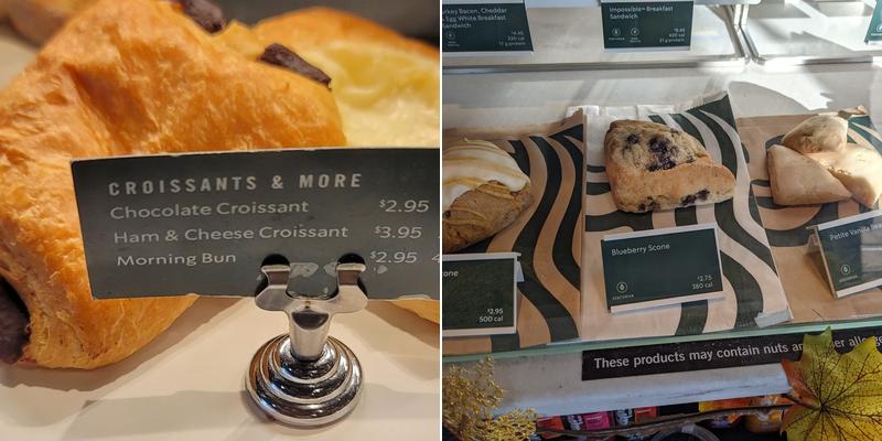 Starbucks Menu