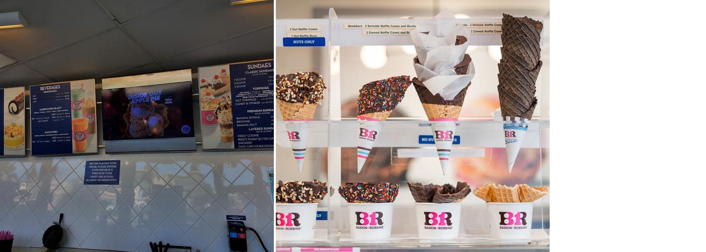 Baskin-Robbins Menu