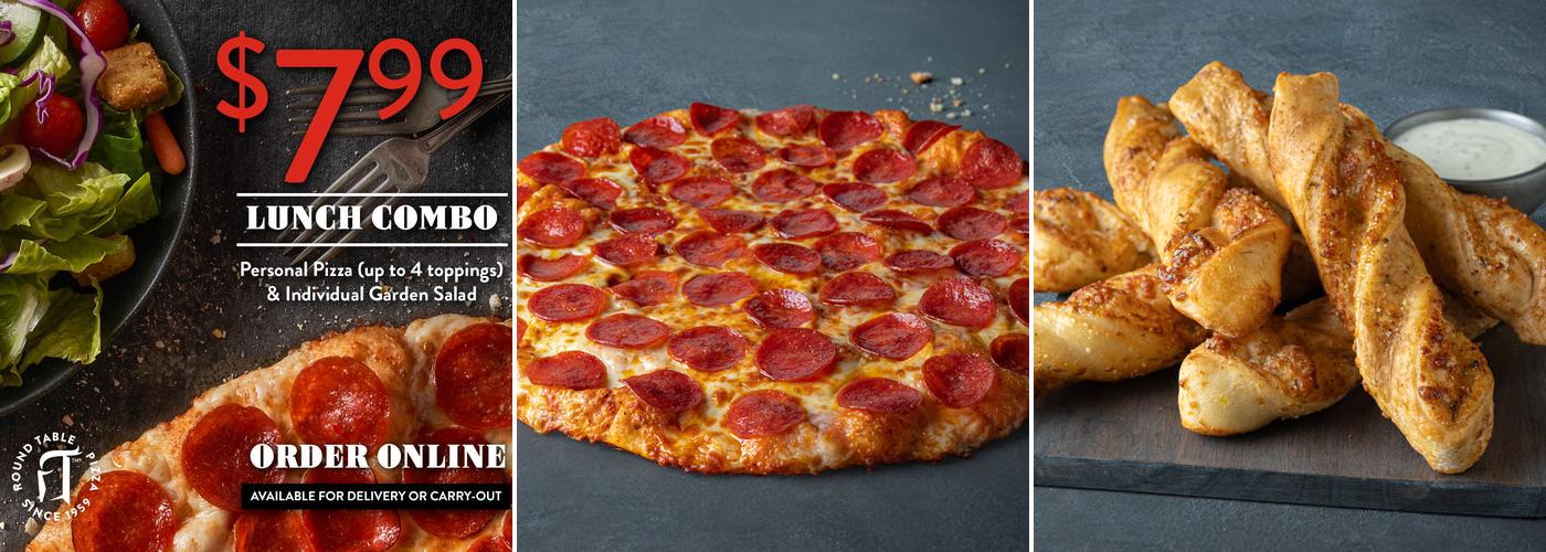 Round Table Pizza Menu
