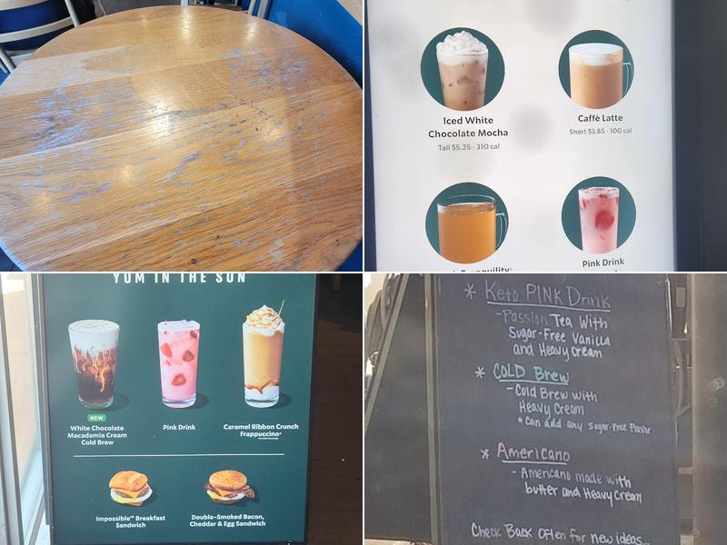 Starbucks Menu