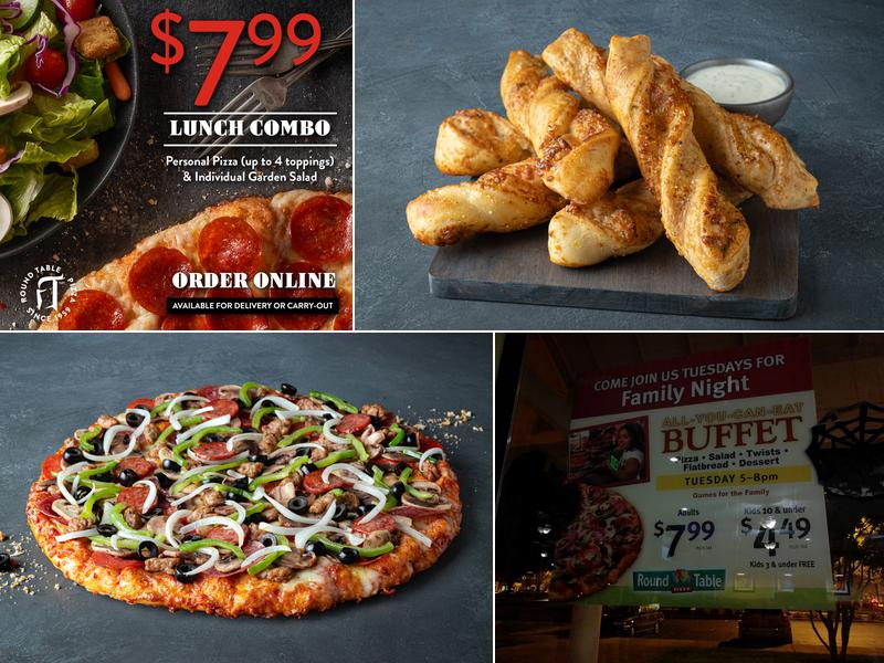 Round Table Pizza Menu
