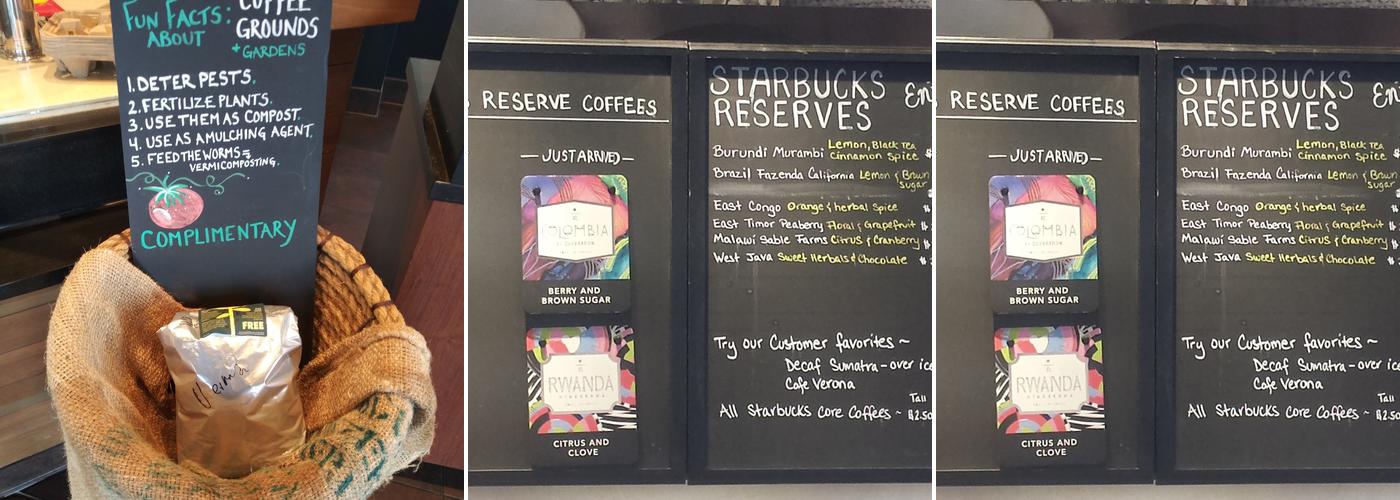 Starbucks Menu