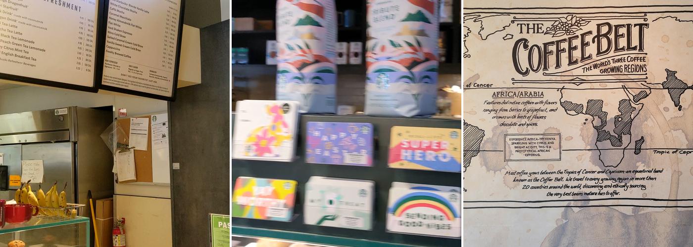 Starbucks Menu